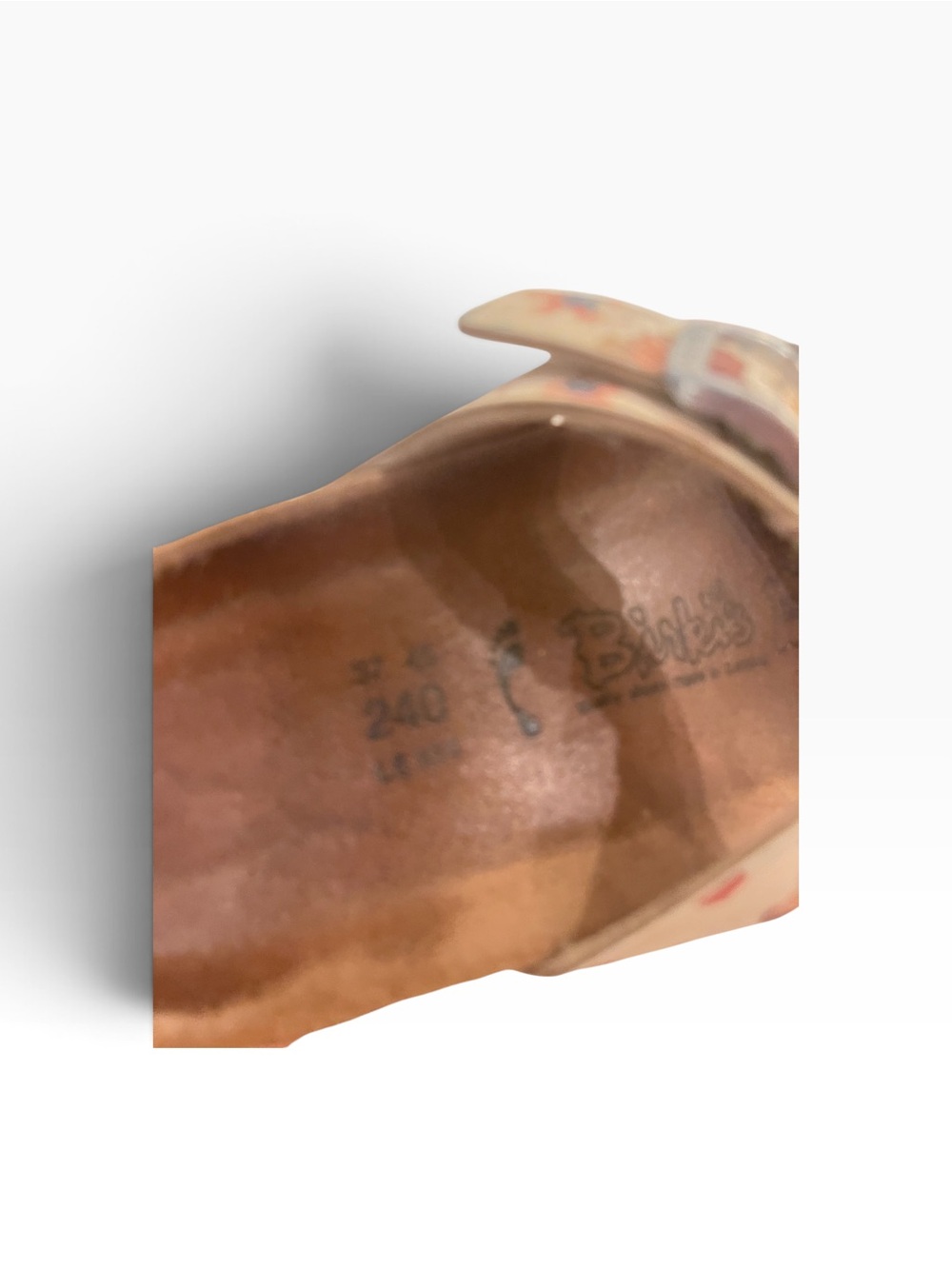 Birkenstock Birki’s Beach-Print Starfish and Seashells Two-Strap Sandals - Cream - Picture 2 of 3